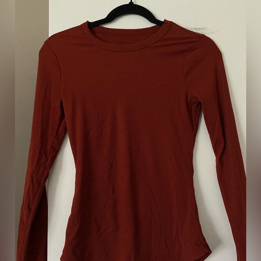 Dark red long sleeve